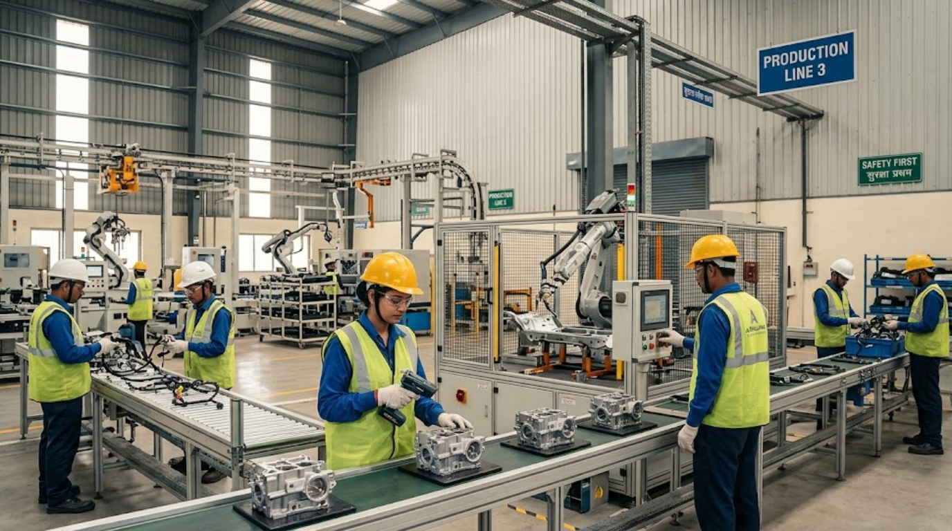 Manufacturing jobs in Aurangabad 2026 with hiring in MIDC areas including Bajaj, Bosch, and factory roles for ITI and freshers