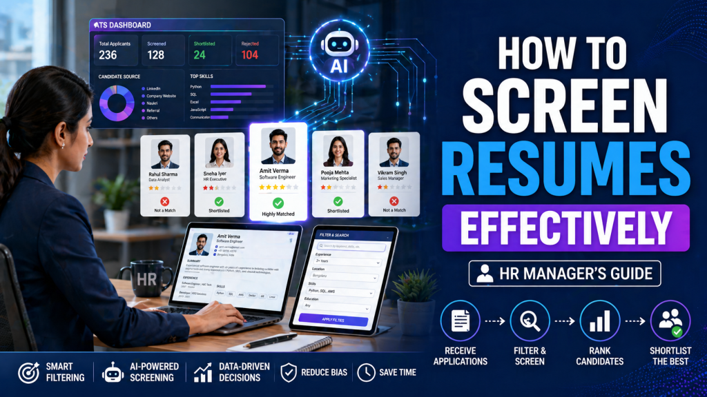 How to Screen Resumes Effectively - HR Manager's Guide