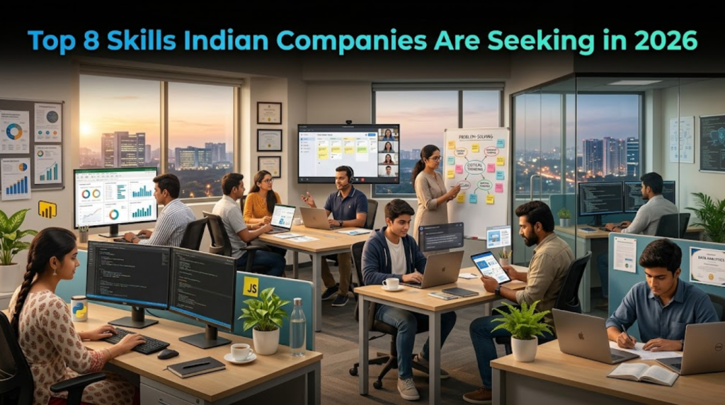 Top 8 skills Indian companies are seeking for in 2026