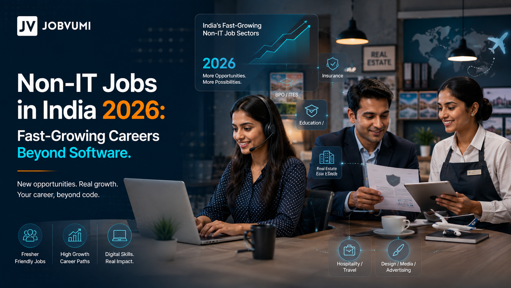 Non-IT Jobs in India 2026: Fast-Growing Careers Beyond Software